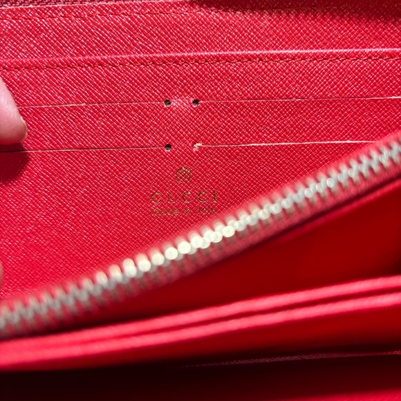 Gucci | GG Supreme Continental Blooms Floral Monogram Print Zip Wallet - Picture 6 of 7